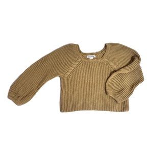 Cotton Emporium brown knit sweater